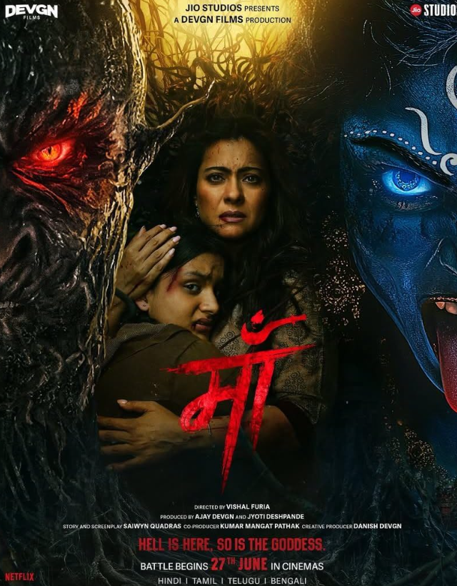 Maa Hindi Dubbed Movie Poster (2025)
