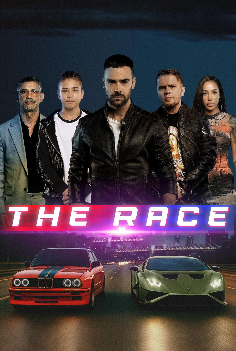 The Race Hindi Dubbed Movie Poster (2025)
