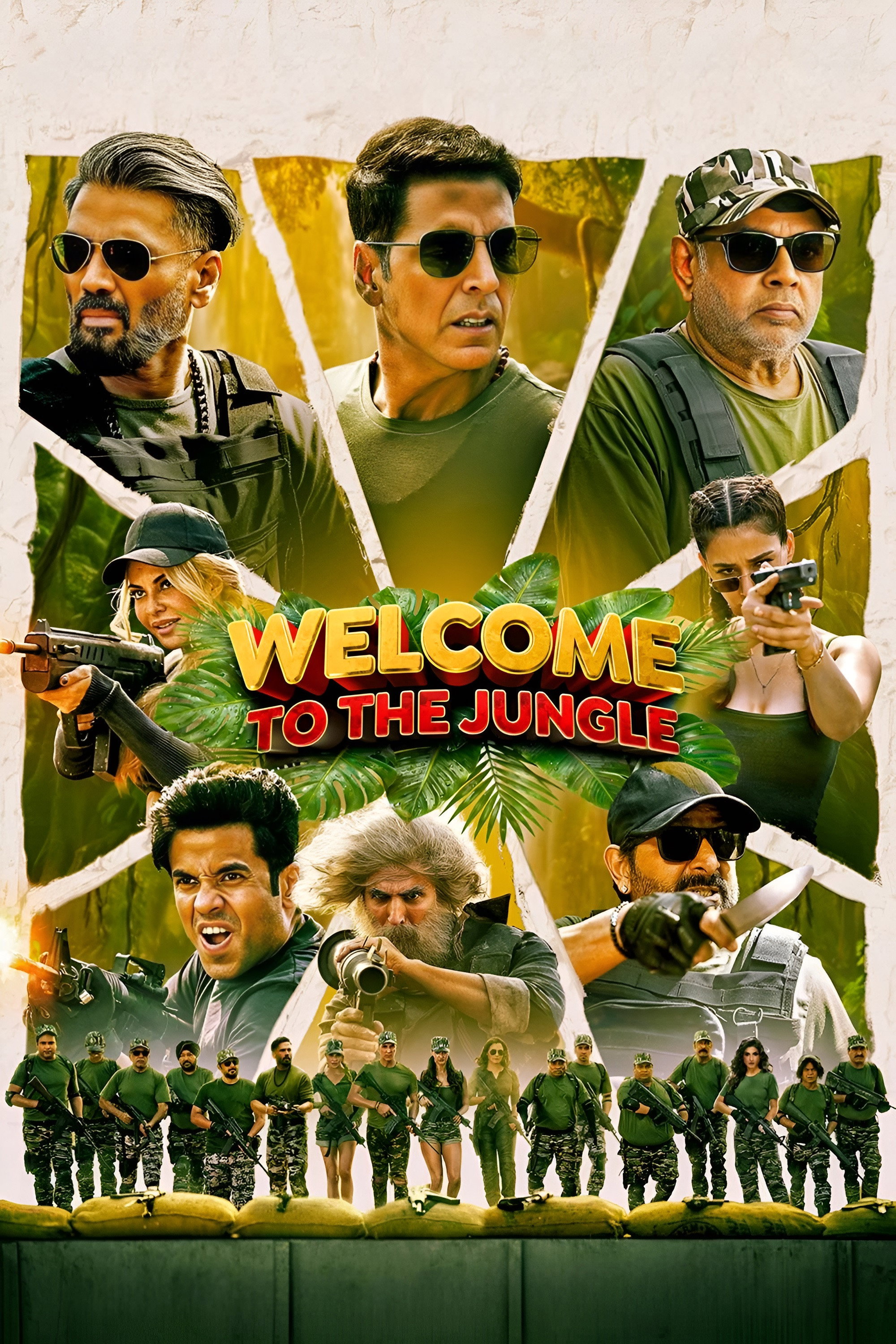 Welcome to the Jungle Hindi Dubbed Movie Poster (2026)