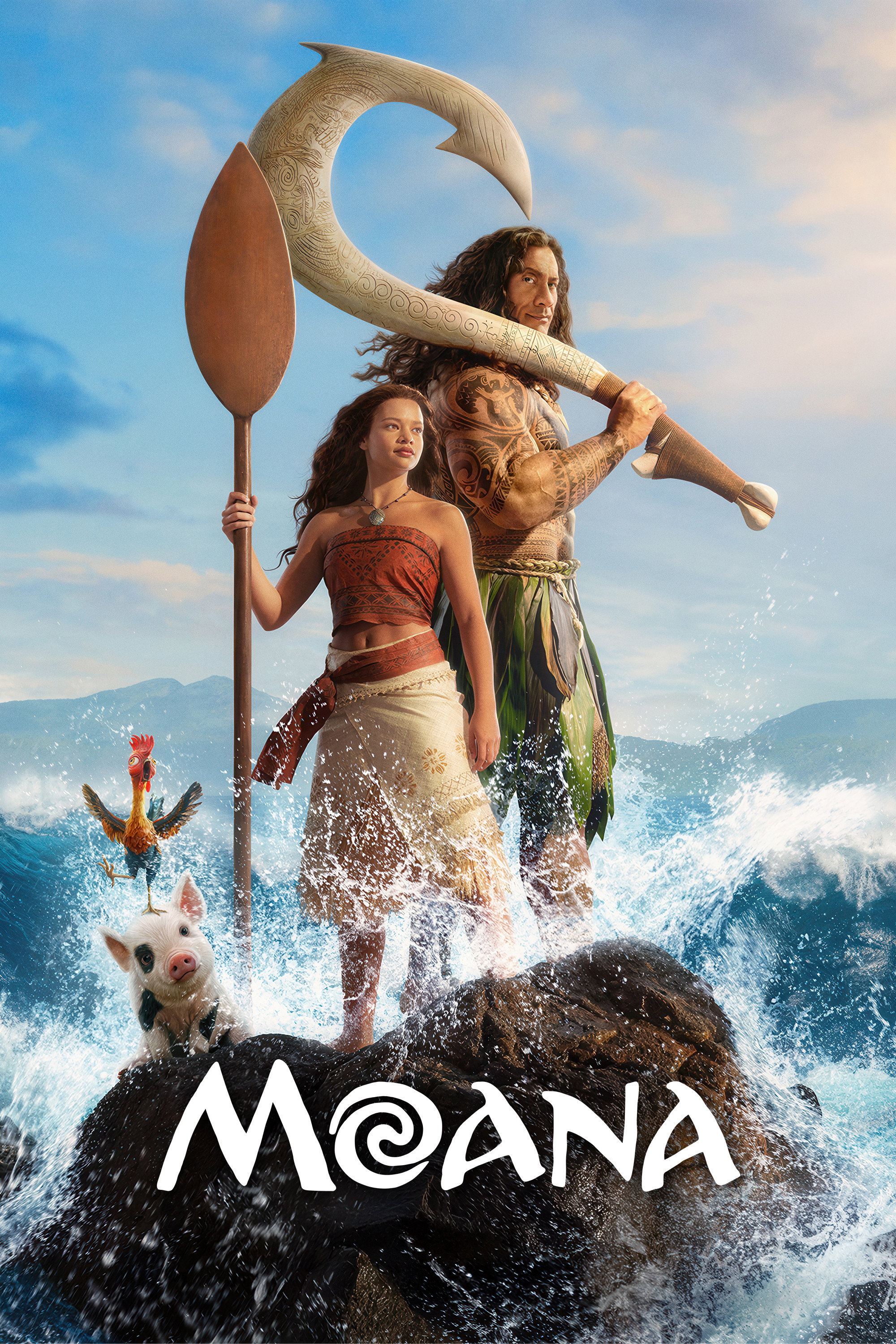 Moana Hindi Dubbed Movie Poster (2026)