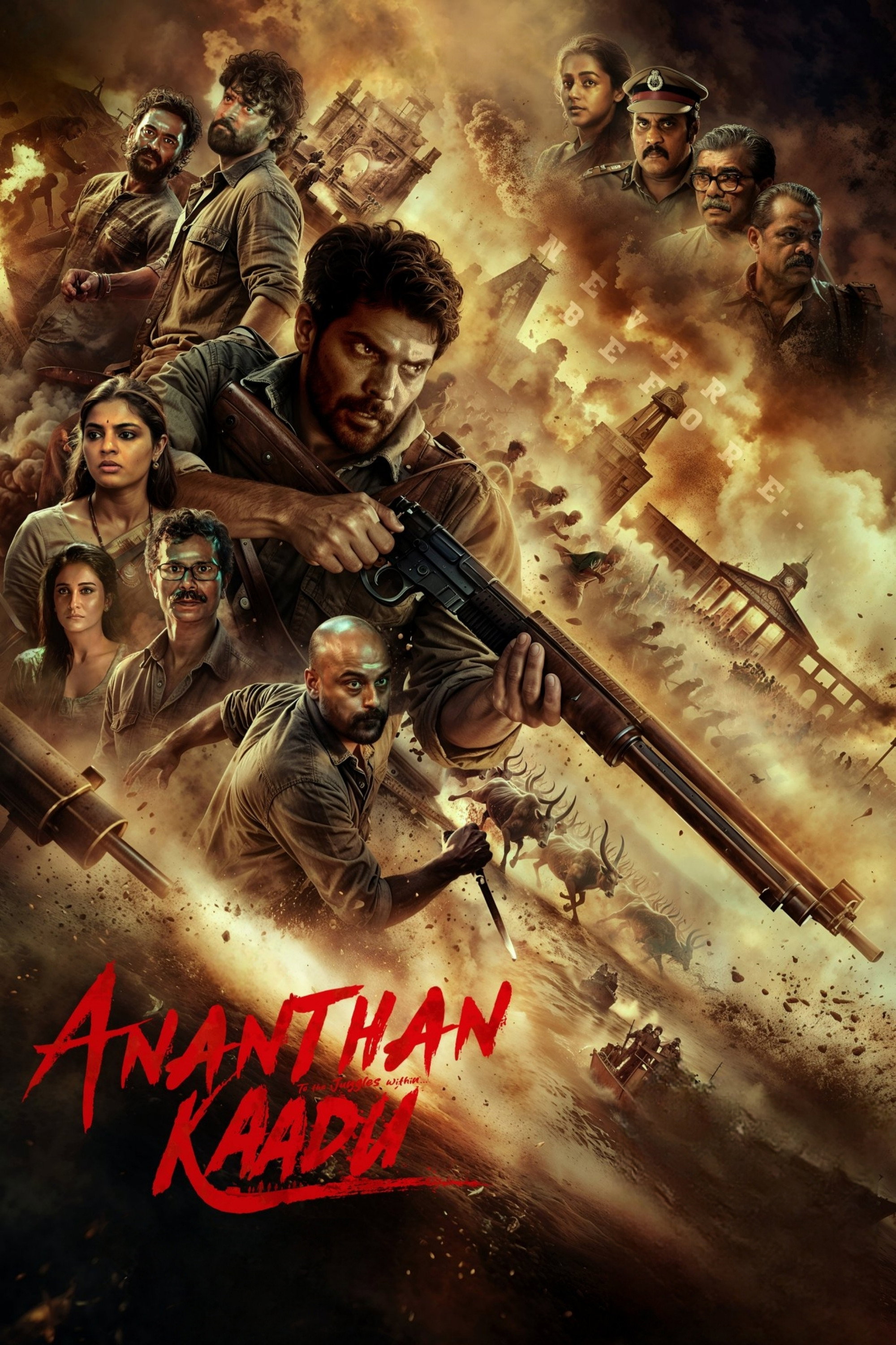 Ananthan Kaadu Hindi Dubbed Movie Poster (2026)